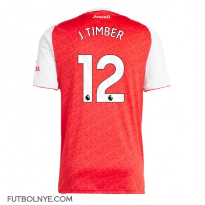 Camiseta Arsenal Jurrien Timber #12 Primera Equipación 2025-26 manga corta Camiseta Arsenal Jurrien Timber #12 Primera Equipación 2025-26 manga corta